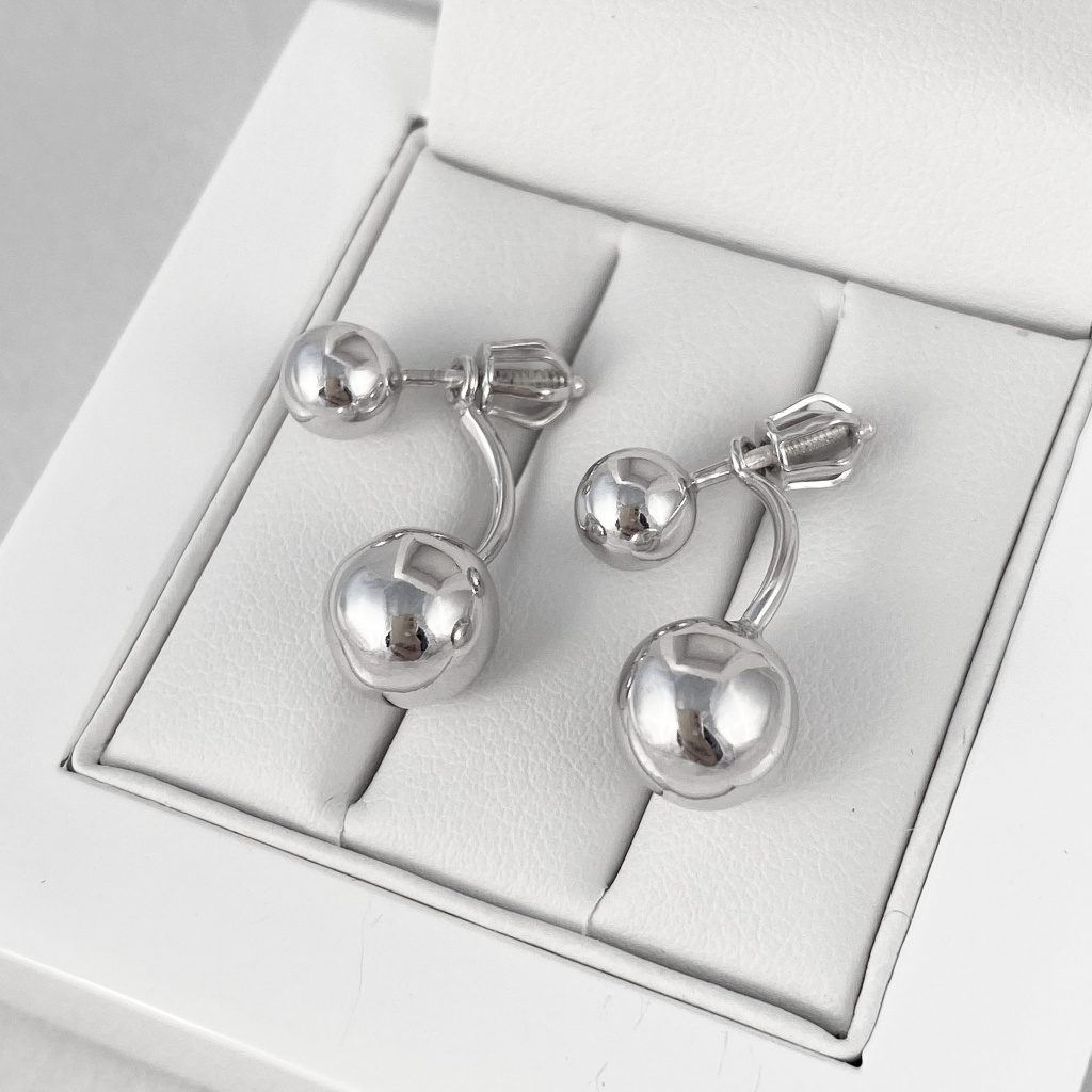 Stříbrné záušnice/náušnice kuličky